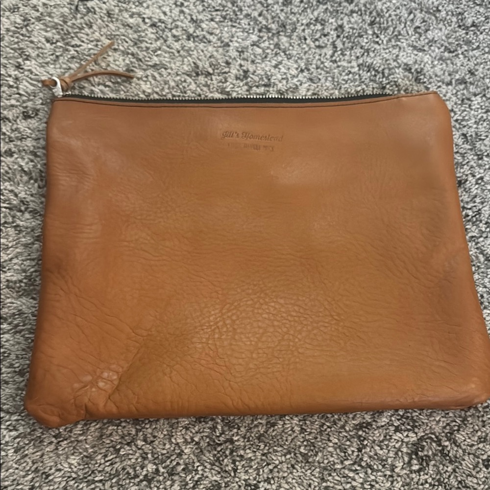 Jill’s Homestead Brown Leather catchall